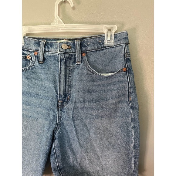 Madewell high-rise denim mid-length shorts women’s size 26 - Picture 5 of 9